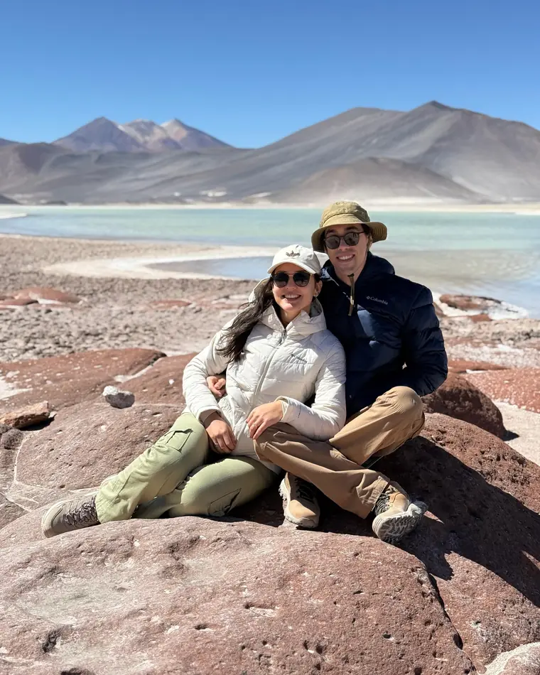 Carol e João Paulo no Atacama
